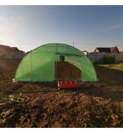 6x6 m Solar de gradina 48 mp, teava galvanizata